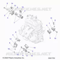 MOTOR, MOUNTING & LONG BLOCK