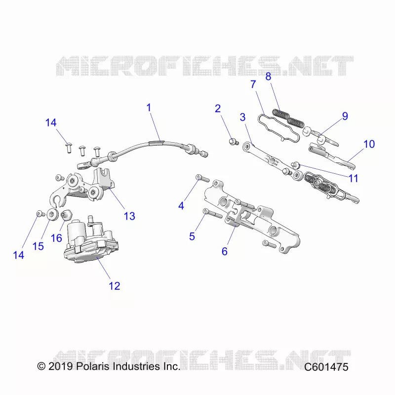 ENGINE, AUSPUFFKLAPPE ASM. AND ACTUATOR