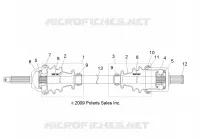 DRIVE TRAIN, GETRIEBE VORNE SHAFT