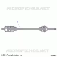 ANTRIEB, REAR HALF SHAFT
