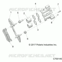 BRAKES, HINTERSATTELS