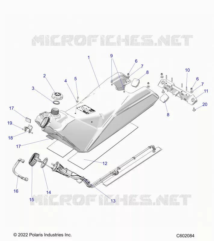 KRAFTSTOFFSYSTEM, FUEL TANK ASM.