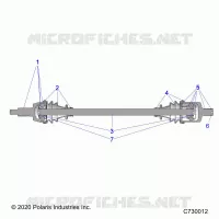 ANTRIEB, FRONT HALF SHAFT