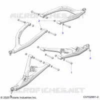 FRONT SUSPENSION CONTROL ARMS MOUNTING