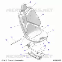 SITZ ASM.- Z23G4E92AL/BL (C2689862)