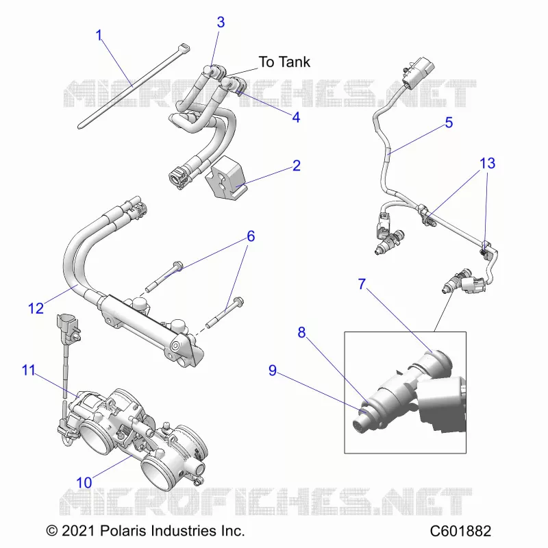 KRAFTSTOFFSYSTEM, RAIL, LINES AND THROTTLE BODY
