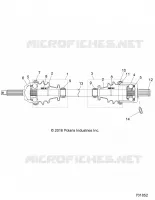 DRIVE TRAIN, GETRIEBE VORNE SHAFT