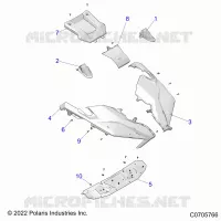 HAUBE AND FRONT FENDERS