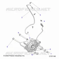 ANTRIEB, FRONT GEARCASE MOUNTING