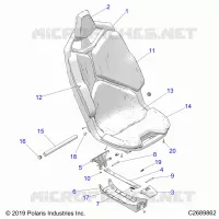 SITZ ASM.- Z22G4E92AJ/BJ/G4K92AP/BP/G4V92AP/BP (C2689862)