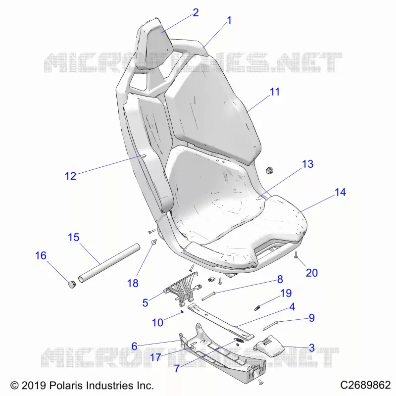 SITZ ASM.- Z22G4E92AJ/BJ/G4K92AP/BP/G4V92AP/BP (C2689862)