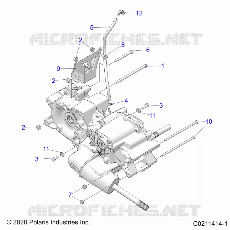 ANTRIEB, MAIN GEARCASE MOUNTING
