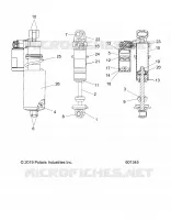 SUSPENSION, FRONT SHOCK TRACK (7045300)