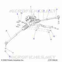 LENKGETRIEBE BOX W/EPS AND RELATED