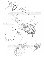 MOTOR, AIR INTAKE