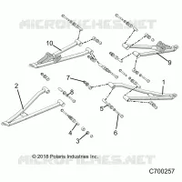 FRONT SUSPENSION CONTROL ARMS