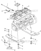 MOTORAUFHÄNGUNG SLTX B974590 and INTL. SLTX I974590 (4941214121B001)