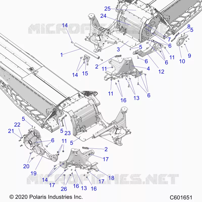 CHASSIS, BULKHEAD ASM.