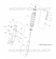 FRONT SUSPENSION STREBE
