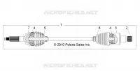 ANTRIEB, REAR HALF SHAFT