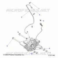 ANTRIEB, FRONT GEARCASE MOUNTING