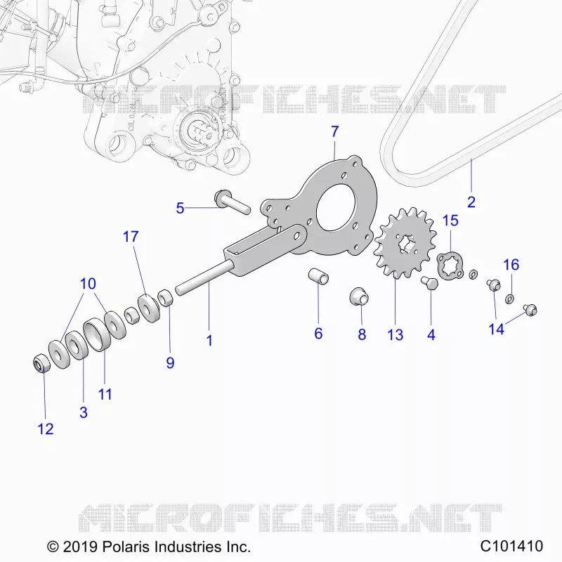 ANTRIEB, CHAIN TENSIONER AND SPROCKET