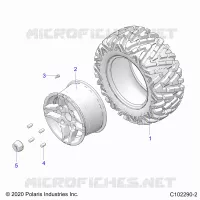 RADS, REAR TIRE