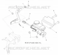 BREMSES, PEDAL AND MASTER CYLINDER