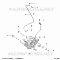 ANTRIEB, FRONT GEARCASE MOUNTING
