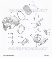 ENGINE, DROSSELKLAPPENGEHÃ„USE AND FUEL RAIL
