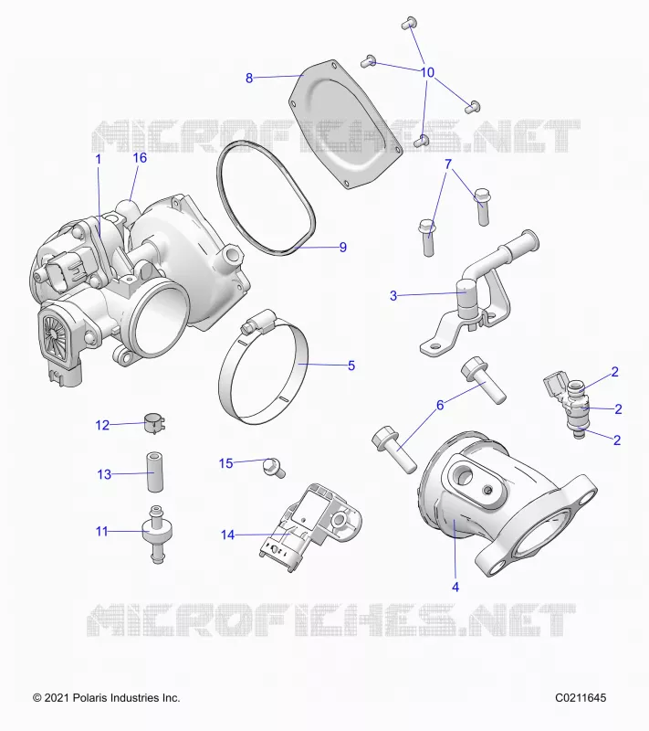ENGINE, DROSSELKLAPPENGEHÃ„USE AND FUEL RAIL
