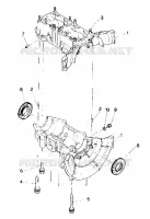 CRANKCASE SPRINT AND SPRINT E/S (4912721272017A)