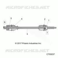 ANTRIEB, REAR HALF SHAFT 
