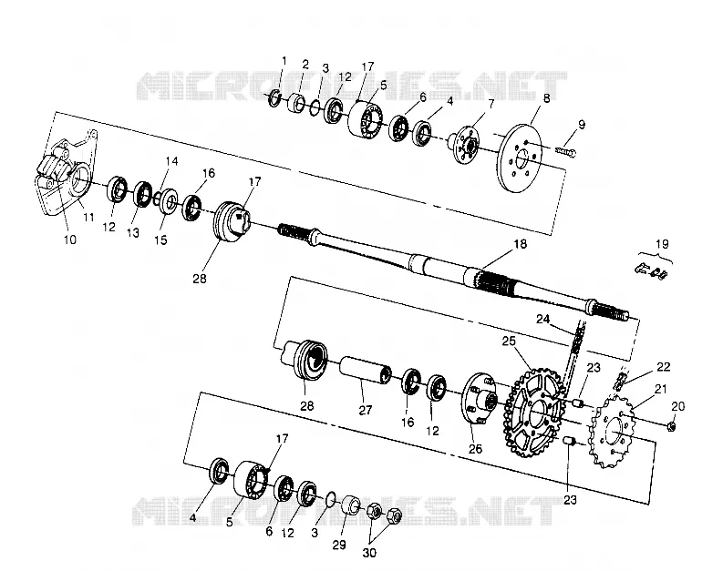 MIDDLE PLATTE 6x6 400L W948740 (4926802680B014)