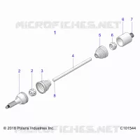 DRIVE TRAIN, DRIVE HINTERWELLE