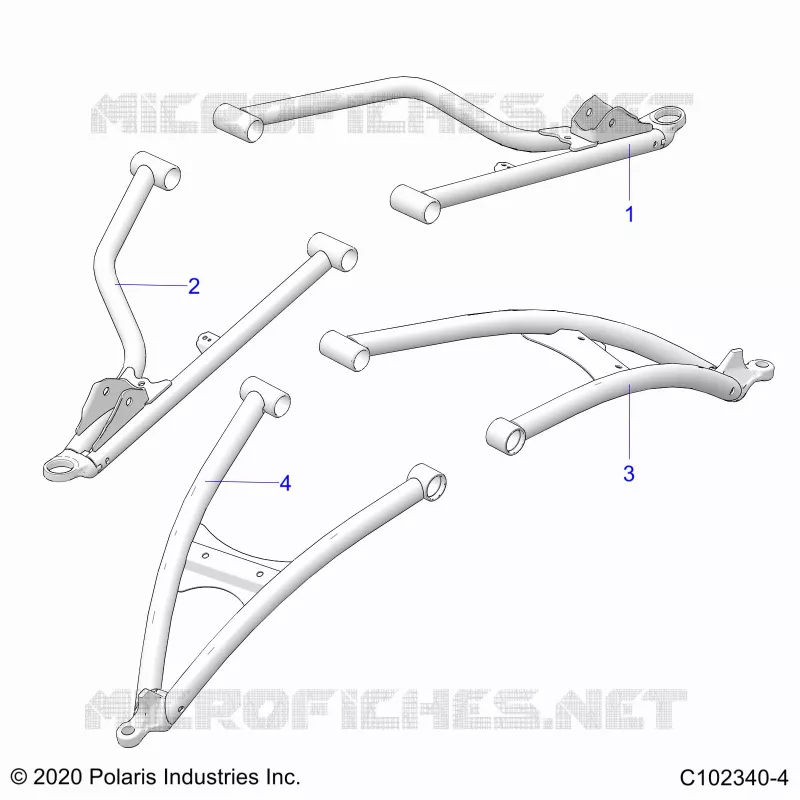 FRONT SUSPENSION A-ARMS