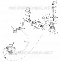 KRAFTSTOFFSYSTEM (SL 700) SL 700 B974071 and Intl. SL 700 I974071 (4940874087A011)