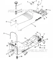 SITZ   GASBEHÄLTER ASSEMBLY 500 CARB 0952764 (4929192919A007)