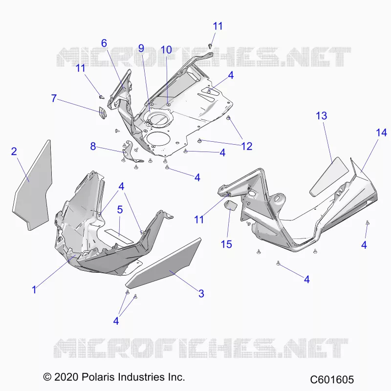 NOSEPAN ASM./FENDERS