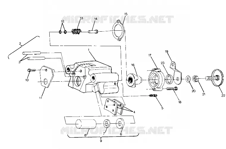 HINTERBREMSE ASSEMBLY 4X4-UPDATED 4/89 (4916351635032A)