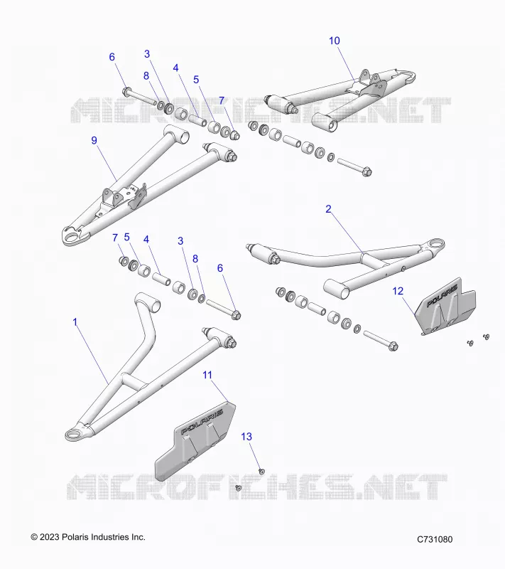 FRONT SUSPENSION CONTROL ARMS