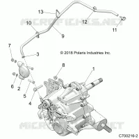 DRIVE TRAIN, MAIN GEARCASE MOUNTING