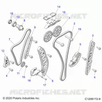 ENGINE, TIMING AND OIL KETTEN DRIVES