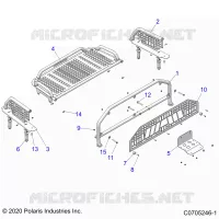 ACCESSORY, BED RACK