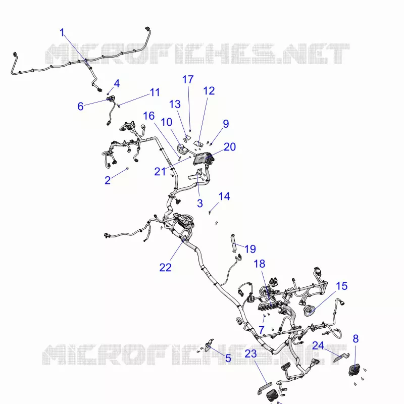 KABELSTRANG COMPONANTS- R20RSR99/A/B (C700856)