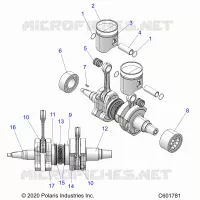 ENGINE, PISTON AND KURBELWELLE
