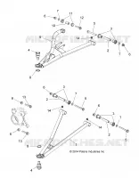 FRONT SUSPENSION CONTROL ARMS