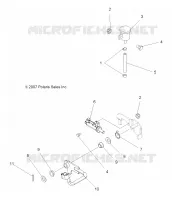 BREMSES, BREMSE PEDAL AND REAR MASTER CYLINDER
