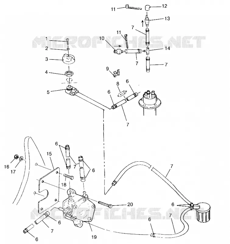 KRAFTSTOFFSYSTEM SLX 780 B954287 (4933953395A010)