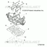 CHASSIS, MAIN FRAME AND SKID PLATES